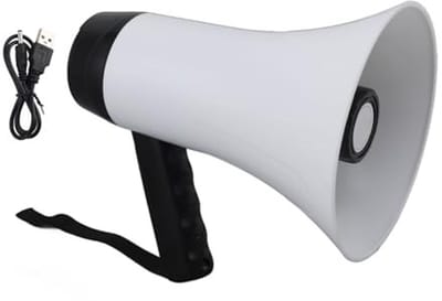 Dailygoody - Draagbare megafoon - Ultra lange transmissie - Krachtig geluid - Handheld formaat - Spraakrecorder - USB-oplaadbaar voor evenementen -