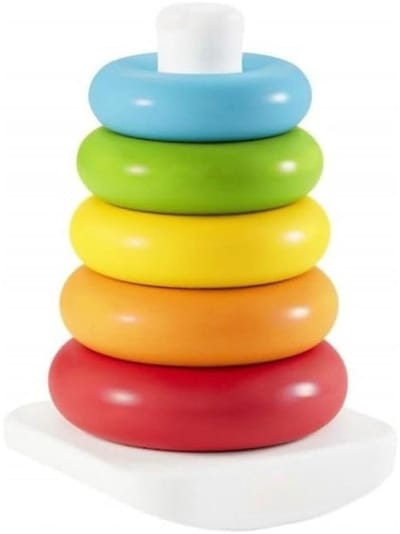 Quvo® Baby Speelgoed 0 jaar - Baby Speelgoed - Veelkleurig - 13cm x 13cm x 21cm