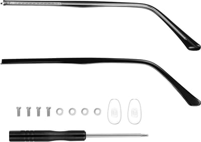 1 Paar Zonnebrilaccessoires - Metalen Bracket en Ogenarm voor Brilreparatie en Vervangingskit voor Mannen en Vrouwen