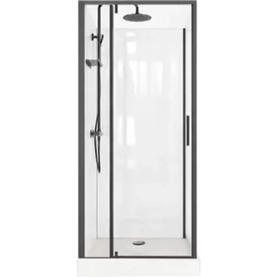 Zephyr Douchecabine 90x90x205-242,5cm Standaard Steeneffect