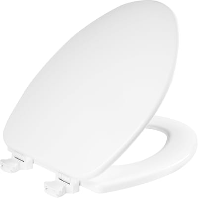 Toiletbril Hout - WC Deksel - Badkamer Upgrade - Duurzaam Gemaakt - Lang Vorm - Wit