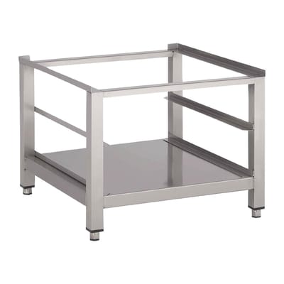 Gastro M Vaatwasmachine Onderstel 60x60x40cm Met Onderblad En Geleider GS025 - Horeca & Professioneel