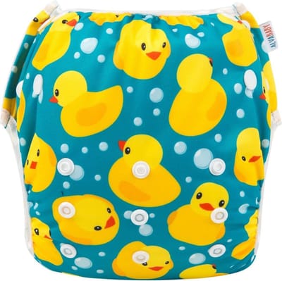 Zwemluier groot - badeend | 8 t/m 25 kg | wasbare zwemluier | Kidzstore.eu
