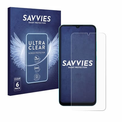 Savvies - Screenprotector voor Oscal Flat 1C - Folie Beschermfolie transparant 6 Stuks