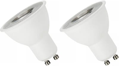 Spectrum LED Lamp GU10 4W - 230V - 300 Lumen - 3000K Warm Wit - Gezellig licht - Energiezuinig - 2 stuks