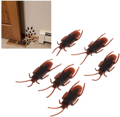 Realistische kakkerlakken - 100 stuks - Realistische kakkerlakkencadeaus - Horror - Perfect voor grappen op feestjes - Enge decoratieve dieren - Grappig - Grappen - Halloweenfeest