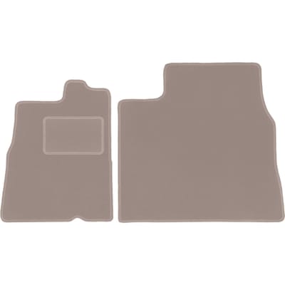 Beige velours matten voor: Citroen Jumper I bestelwagen (1994-2006)