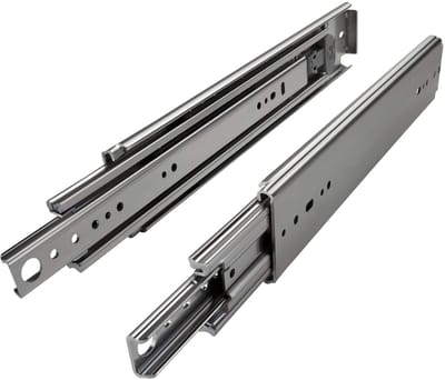 1 Paar (2 stuk) Volledig uitschuifbaar Ladegeleider KV1-250-H76-L305-NF Lengte 305 mm Draagkracht 250 kg gegalvaniseerd van SOTECH