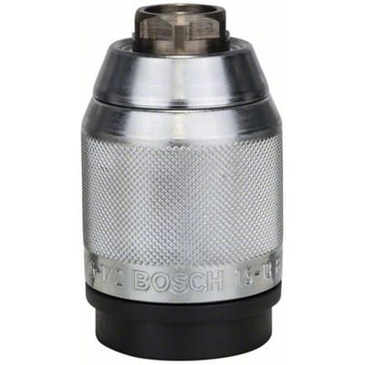 Bosch Accessories 2608572150 Snelspanboorhouder mat verchroomd, 1,5 tot 13 mm, 1/2 inch tot 20