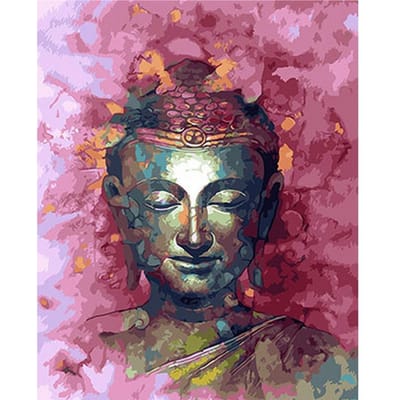 Peinture avec diamants Religion diamant peinture bouddha diamant mosaïque décor à la maison 20X30CM blue