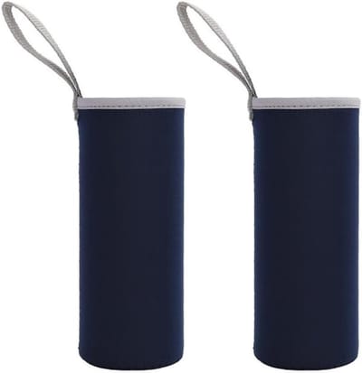 Thermische Drinkfles Bescherming om Perfecte Temperatuur te Behouden, Set van 2 (550ml Blauw) - Ideaal voor Sport en Reizen