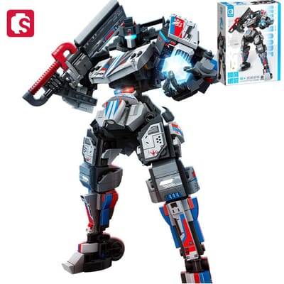 SEMBO BLOCK Gecombineerde Transformerende Mecha Robot Bouwstenen Kits MIJN EIGEN CREATIE Sportwagen Ideaal Voor Kinderen Speelgoed Jongens Cadeaus Transformerend with box