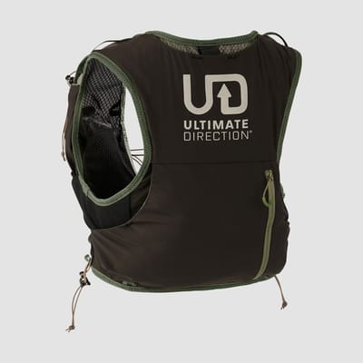 Ultimate Direction | Race Vest 6 | 6 Liter | Unisex | +2 Soft Flasks | Onyx | XL -