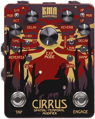KMA Audio Machines Cirrus Delay & Reverb - Effect-unit voor gitaren
