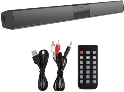 SVN® Soundbars – Soundbar met DSP-Technologie – Speaker met Bluetooth - Zwart - ‎59cmx 9cmx 9cm; 600 g
