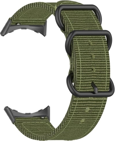 Nylon bandje - geschikt voor Google Pixel Watch 4 (41mm) / Pixel Watch 3 (41mm) / Pixel Watch 2 / Pixel Watch - groen
