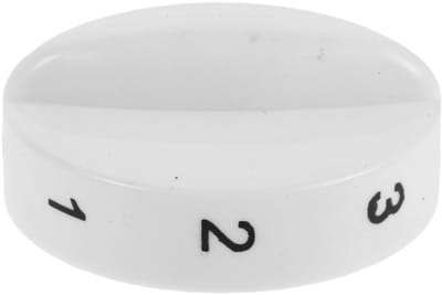 Koelkast Thermostaatknop - Draaibare Temperatuurregelaar - Koelkast Temperatuur - Universele Vervanging - 4 x 4 x 2 cm - Wit