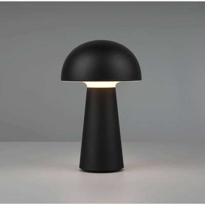 REALITY LENNON - Tafellamp - Zwart - incl. 1x SMD 2W - Oplaadbare - Buitenlamp - Dimbaar - Buitenverlichting - IP44