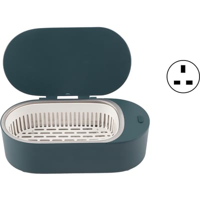 Ultrasone Sieradenreiniger Draagbaar Diepe Reiniging 47KHz Kleine Ultrasone Reinigingsmachine voor Thuis black