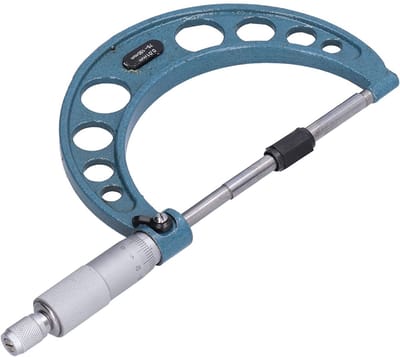 Dailygoods- Diktemeetinstrument Hoge Nauwkeurigheid - Buitenschroefmaat - Roestvrij Staal - Draagbaar Ontwerp - Kalibratieblok - Nauwkeurigheid 0,01 mm