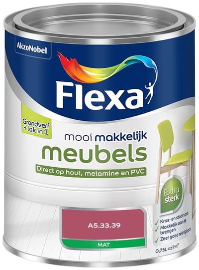 Flexa - Mooi Makkelijk Meubels Mat - A5.33.39 - Mengverf - 750 Ml