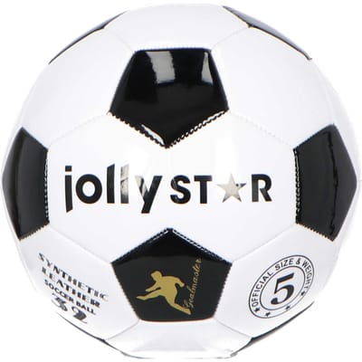 Jolly Star Jollity Voetbal Semi Pro - Voetbal voor Kids - Zwart Wit
