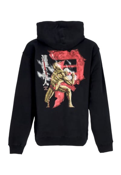 Armored Dirty P Hoodie X Attack On Titan zwarte herenhoodie