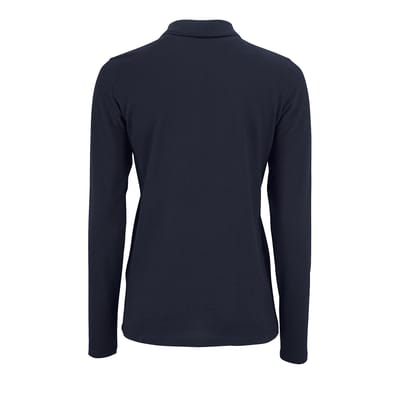 SOLS Dames/dames Perfecte Lange Mouw Pique Polo Shirt (Franse marine)