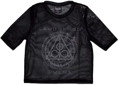 Lamb Of God - Omens Clock Crop top - XXS - Zwart