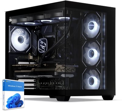 Sedatech Pro Gaming PC Waterkoeling Maxi Vision • Intel i7-14700KF 20x 3.4GHz • Geforce RTX5090 • 32Gb DDR5 • 2Tb SSD M.2 • WiFi • Bluetooth, USB C • Windows 11 • Desktop computer