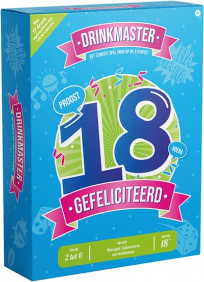 Drinkmaster Spel - Kroonleeftijden-25 Jaar