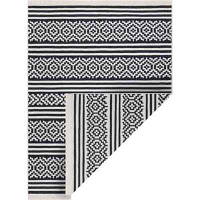 Kleden Rugsx Tapijt TWIN 22996 geometrisch, strips katoen, dubb 60x90 cm