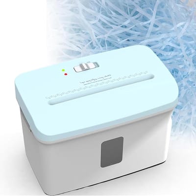 Automatische papier snijder - Compacte krimpverder - Papier verwerken - Jamvrije prestaties - 3 vellen capaciteit - Wit