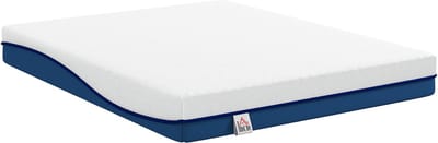 HOMCOM Matras - Gebreide stof, traagschuim met gel - 200 x 160 x 20 cm - Blauwgroen