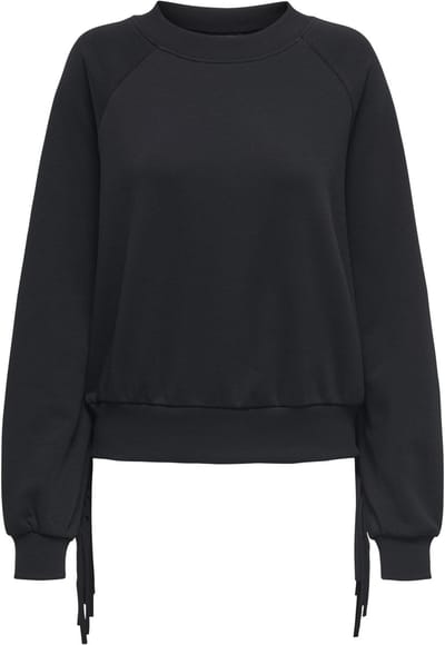 Only Trui Onljett L/s O-neck Emb. Box Swt 15355912 Black Dames Maat - S