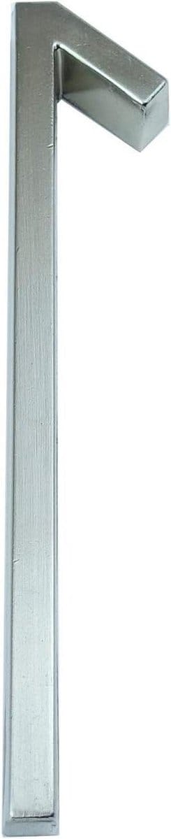 Huisnummer - Adresbord Deur - Huisnummering - Zwevend Ontwerp - 125 mm - Zilver
