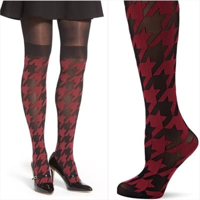 Pretty Polly Panty - Secret Socks - Dog Tooth - One Size - Zwart/Mix