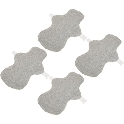 4 stuks Stoffen Inlegkruisjes Grafeen Waterabsorptie Ademend Lekvrij Wasbaar Herbruikbaar L(for 6.5-9kg)