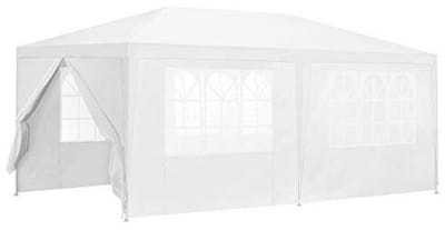 Partytent 6x3m met Zijdelen - Waterdicht Tuinpaviljoen voor Feesten en Kamperen