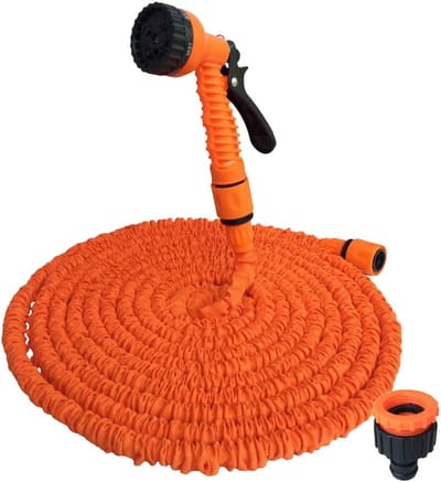 Uitbreidbare waterslang - Flexibele tuinslang - Tuinonderhoud Gemak - 7 Functies Spuitpistool - Tot 30 Meter - Oranje