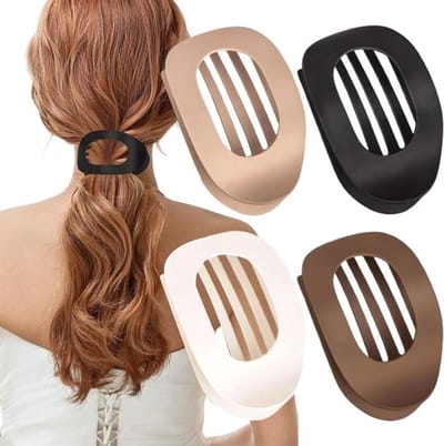 Furnestorica® 4 stuks platte haarspeldjes - Haarspeld - Haarclips Premium - Haarklemmen Dames - Haarklauw - haarspeld - Haarclip - Haarspeld - haaraccessoires