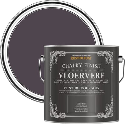 Rust-Oleum Donkerpaars Vloerverf - Druivensap 2,5L