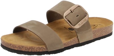plakton 183004 Rock Nobuck - Damesschoenen muiltjes - Kaki