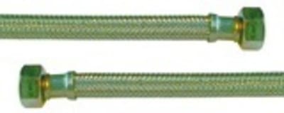 Go by Van Marcke aanvoerflexibel water 1/2F moer x 1/2F moer 50 cm inox Ø13