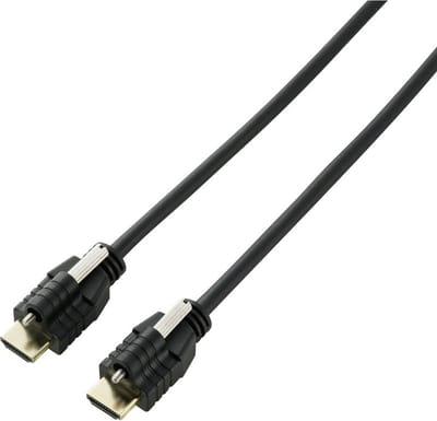 SpeaKa Professional SP-9784192 HDMI-kabel HDMI Aansluitkabel HDMI-A-stekker, HDMI-A-stekker 5.00 m Zwart 4K UHD, Audio