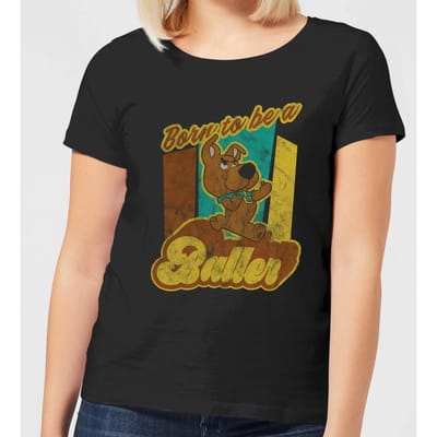 Scooby Doo Born To Be A Baller Women's T-Shirt - Black - 3XL