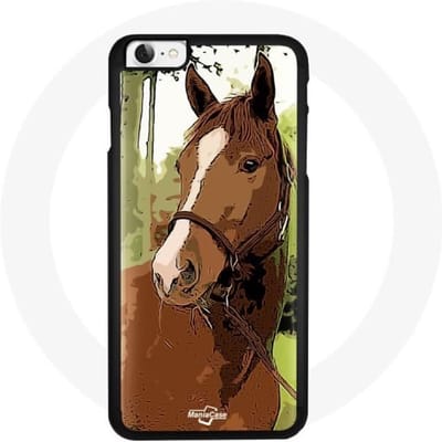 Coque - Quarter Horse - iPhone SE - Souple - Noir - Mixte