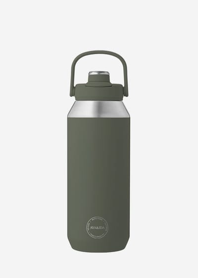 AYA&IDA - Sports Bottle - Drinkfles - Thermosfles - waterfles - RVS - 950 ml - Tropical Green
