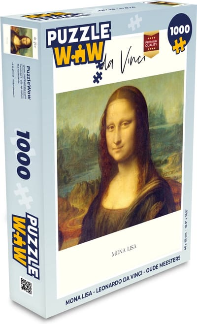 Puzzel Mona Lisa - Leonardo da Vinci - Oude meesters - Legpuzzel - Puzzel 1000 stukjes volwassenen