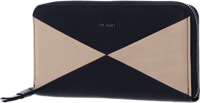 PICARD Portemonnee Harlekin 1 Zip Around Wallet Ozean - Komb Donkerblauw Beige
